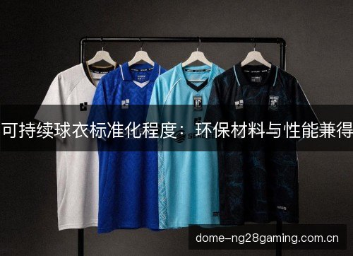 可持续球衣标准化程度：环保材料与性能兼得